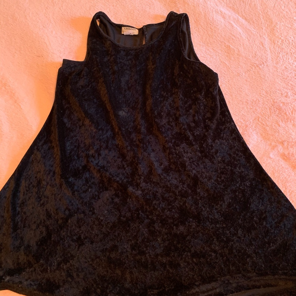 Velvet black dress